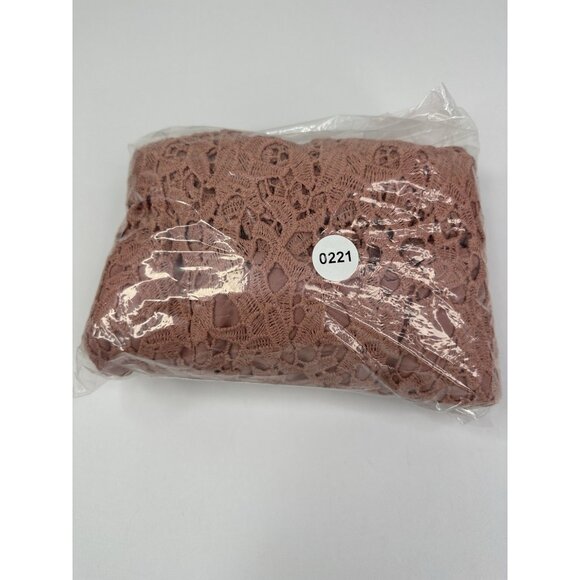 ASTR The Label X RTR Women's Dark Pink Lace A-Line Crepe BOHO MIDI Dress S/C27 - Picture 13 of 13